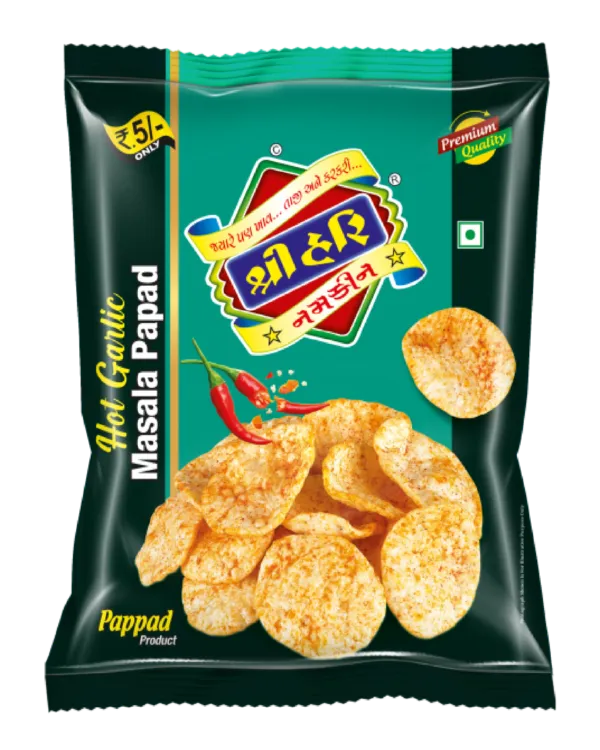 Hot Garlic Masala Papad